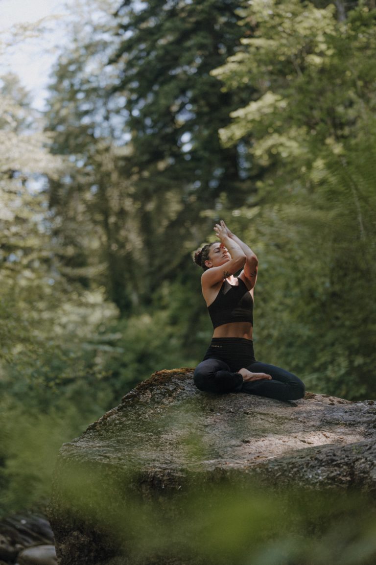 Photographie de Nina : yoga en pleine nature